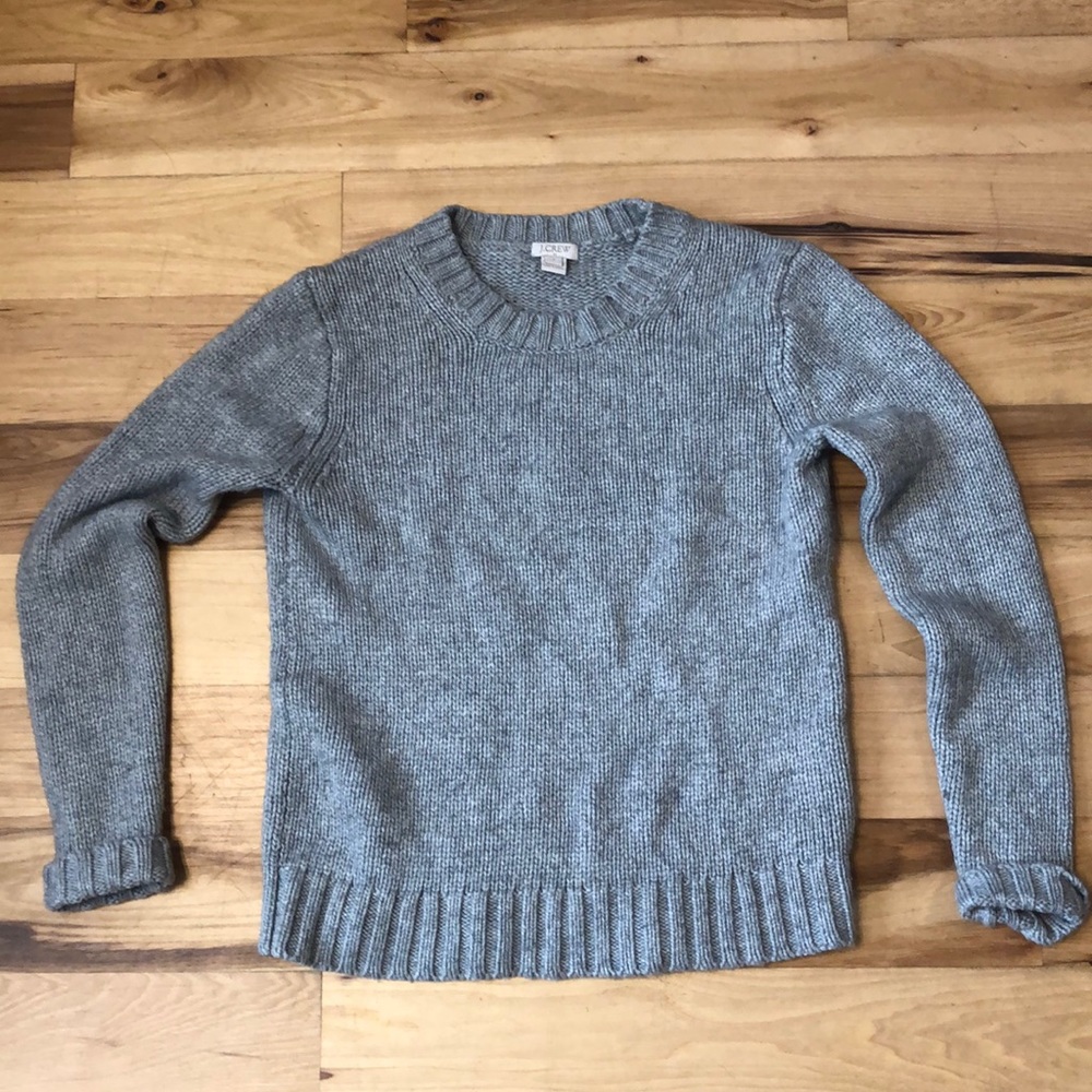 Gray sweater
